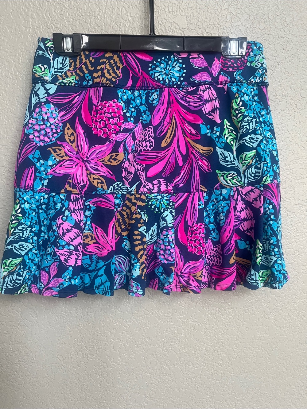 Lilly Pulitzer Luxletic Skirt Skort Aegean Navy Calypso Coast Bessie Size S - Picture 6 of 9
